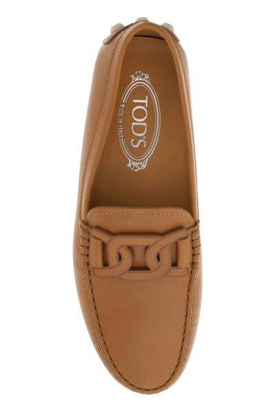 Shop Tod's Gommino Bubble Kate Loafers Women In Brown