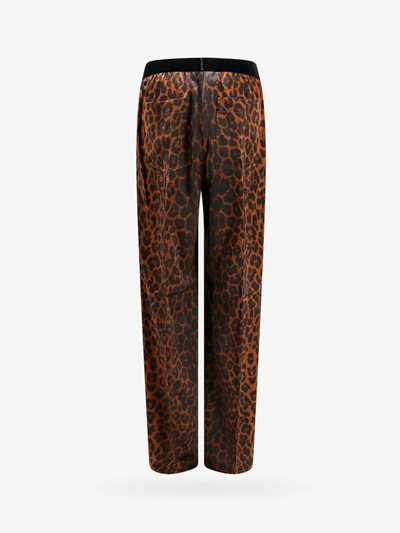 Shop Tom Ford Woman Trouser Woman Natural Print Pants In Multicolor