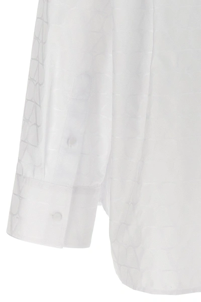 Shop Valentino Garavani Women  Garavani 'toile Iconographe' Shirt In White