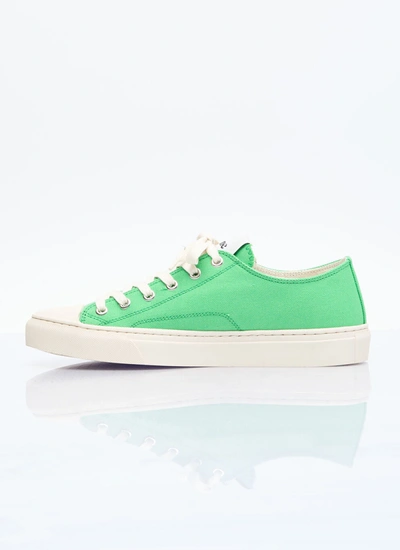 Shop Vivienne Westwood Women Plimsoll Low Top 2.0 Sneakers In Green