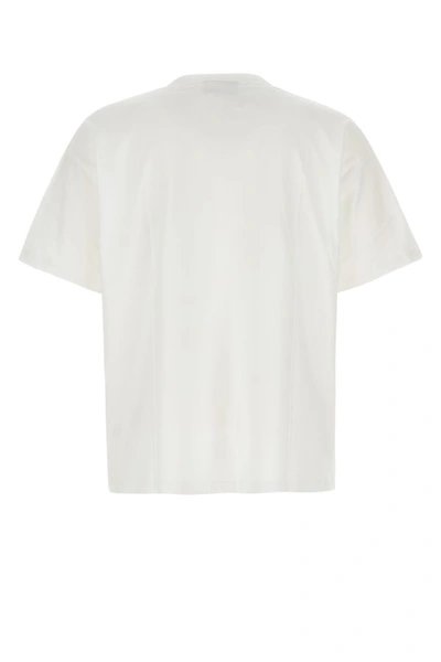 Shop Vtmnts Man White Cotton Oversize T-shirt