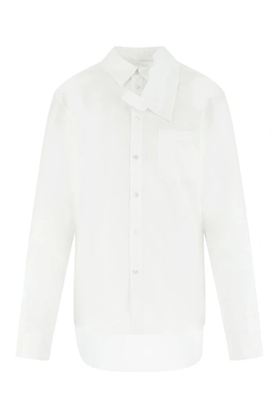 Shop Y/project Y Project Woman White Poplin Shirt