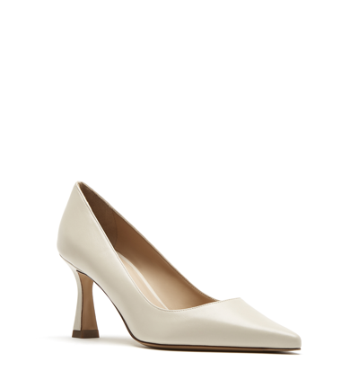 Shop La Canadienne Faydra Leather Pump In Off White