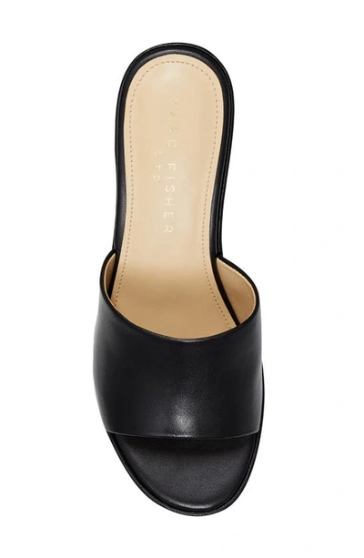 Shop Marc Fisher Ltd Forina Platform Slide Sandal In Black 001