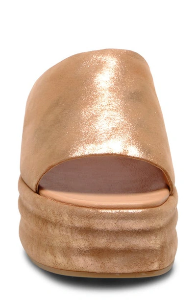 Free People Harbor Platform Sandal In Rose Gold