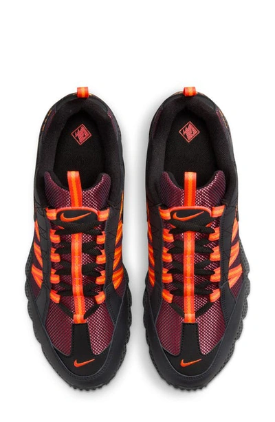 Shop Nike Air Humara Trail Running Shoe In Black/ Black/ Bright Crimson