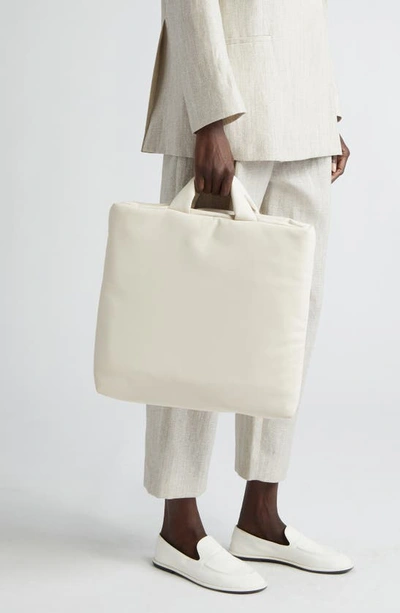 Shop Kassl Medium Rubber Pillow Bag In Shell