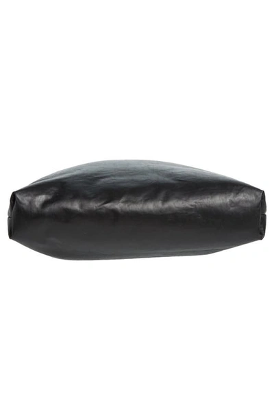Shop Kassl Medium Oil Pillow Tote In Black