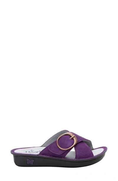 Alegria By Pg Lite Vanya Loretta Slide Sandal In Deep Amthyst
