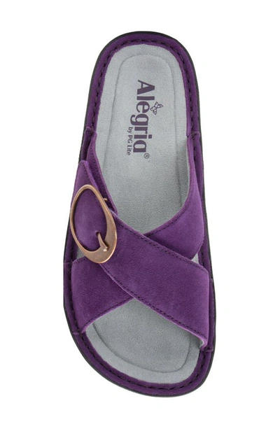 Alegria By Pg Lite Vanya Loretta Slide Sandal In Deep Amthyst