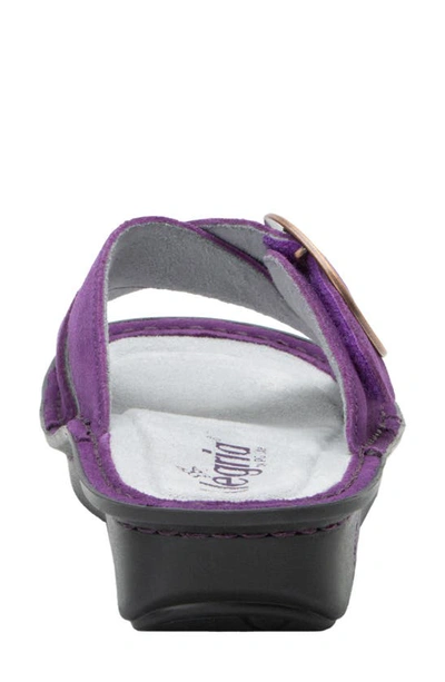 Alegria By Pg Lite Vanya Loretta Slide Sandal In Deep Amthyst