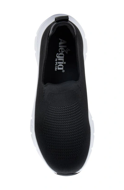Alegria By Pg Lite Waze Slip-on Sneaker In Black Top