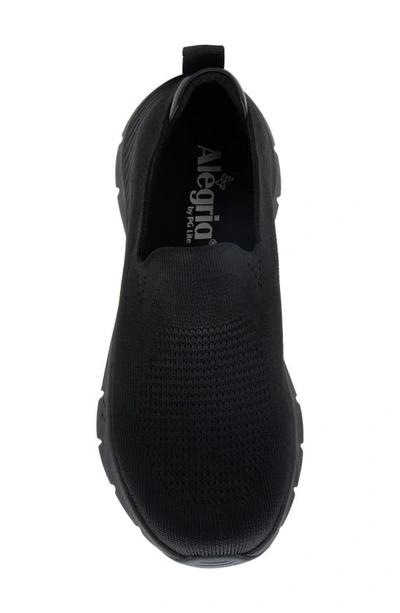 Alegria By Pg Lite Waze Slip-on Sneaker In Black