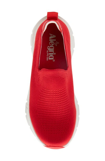 Shop Alegria By Pg Lite Waze Slip-on Sneaker In Red