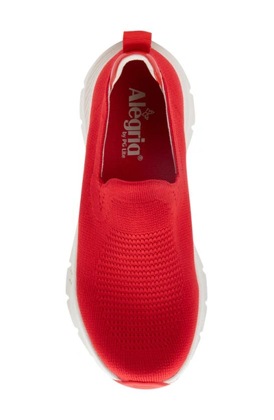 Alegria By Pg Lite Waze Slip-on Sneaker In Red