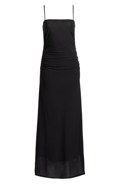 Shop Wayf Isabella Mesh Maxi Dress In Black