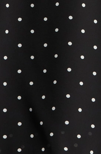Shop Wayf Dorothy Polka Dot Tiered Maxi Dress In Black Polka-dot