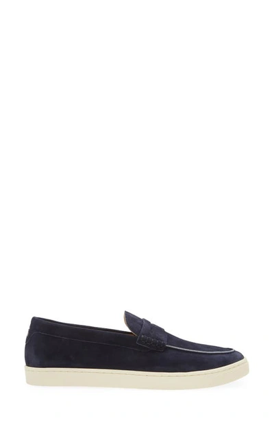 Shop Brunello Cucinelli Suede Slip-on Deck Shoe In C6757 Pilota