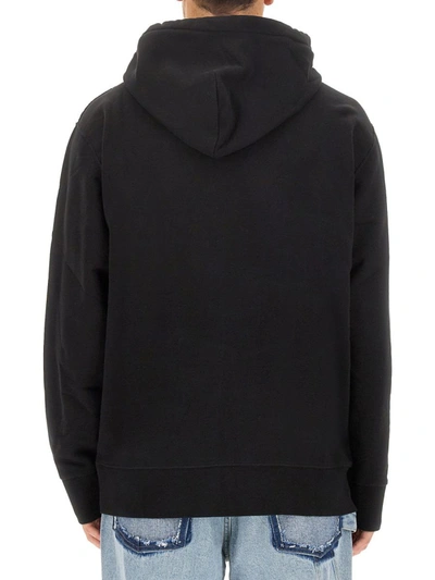 Shop 3paradis 3.paradis Apple Sweatshirt In Black