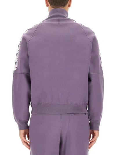 Shop 3paradis 3.paradis Sweatshirt With Logo In Purple