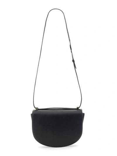 Shop Apc A.p.c. Genève Shoulder Bag In Black