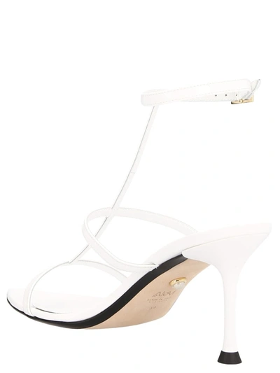 Shop Alevì 'kay' Sandals In White