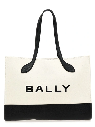 Shop Bally Bar Keep On Shopper In White/black