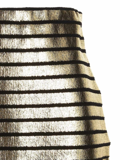 Shop Balmain 'golden Stripe' Skirt