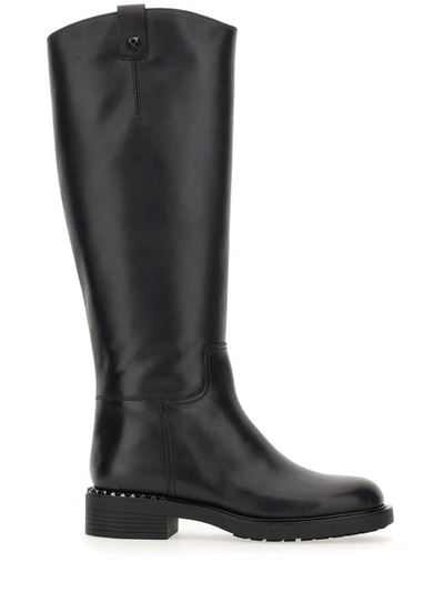 Shop Ash High Boot In Black