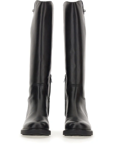 Shop Ash High Boot In Black