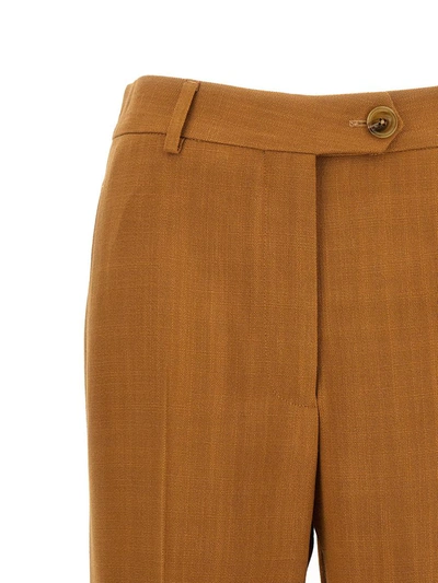 Shop Blazé Milano 'santana Peanut Nana' Pants In Brown