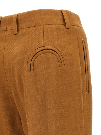 Shop Blazé Milano 'santana Peanut Nana' Pants In Brown
