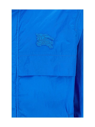 Shop Burberry ‘harrogate' Jacket In Blue