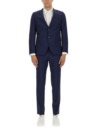 Shop Hugo Boss Boss H-reymond Suit In Blue
