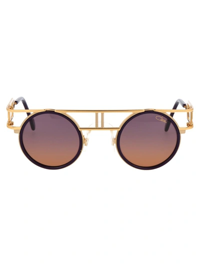 Shop Cazal Sunglasses In 003 Gold Violet
