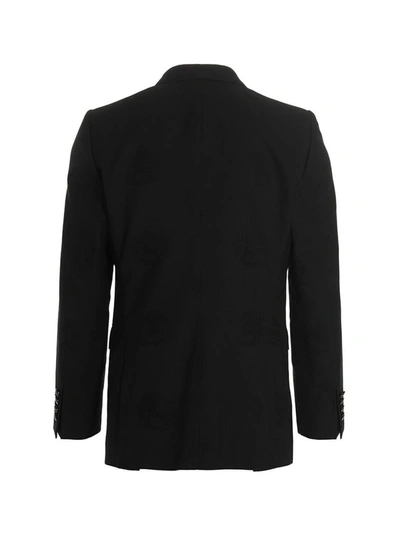 Shop Burberry 'edinburgh' Blazer In Black