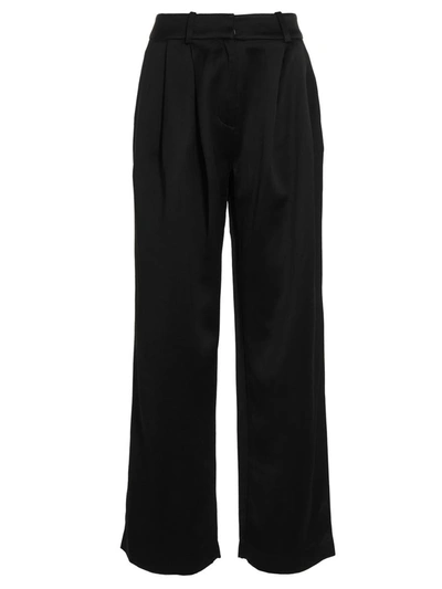 Shop Co Pants With Front Pleats In Black