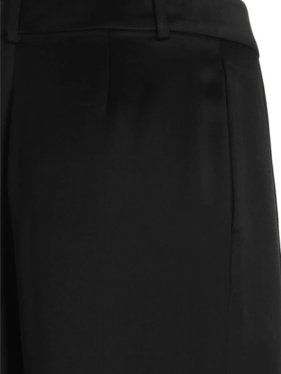 Co Pants With Front Pleats In Black