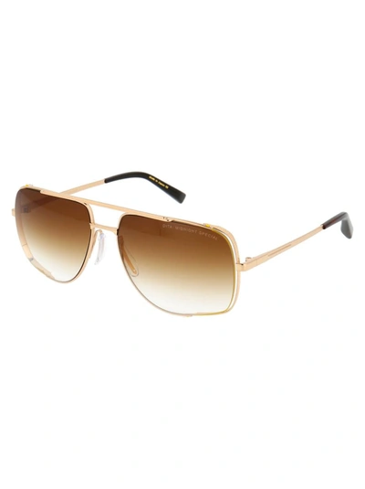 Shop Dita Sunglasses In 12k Gold