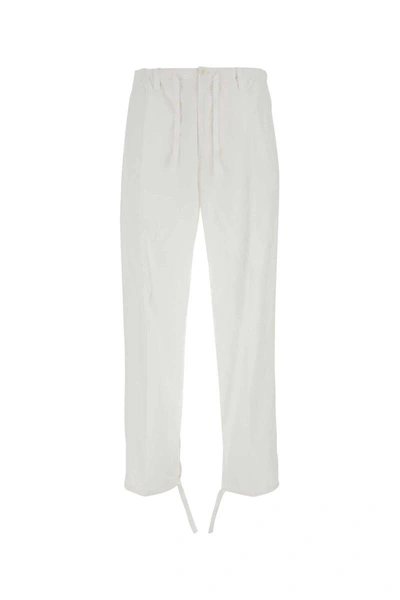 Shop Dries Van Noten White Cotton Pants