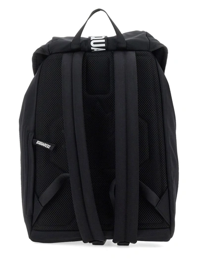 Shop Dsquared2 Backpack "made With Love" In Black