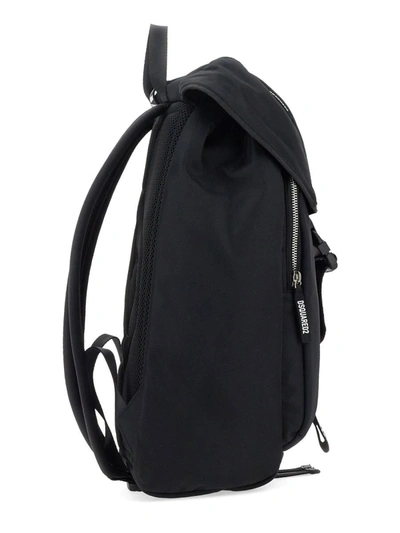 Shop Dsquared2 Backpack "made With Love" In Black