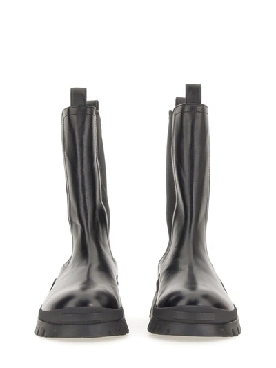 Shop Dsquared2 Leather Boot In Black