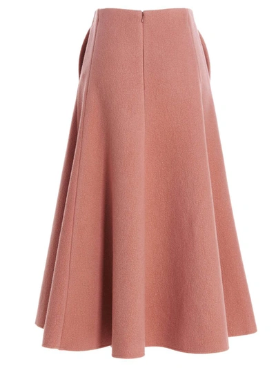 Shop Gabriela Hearst 'maureen' Skirt In Pink