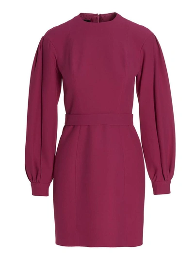 Shop Giovanni Bedin Cady Dress In Fuchsia