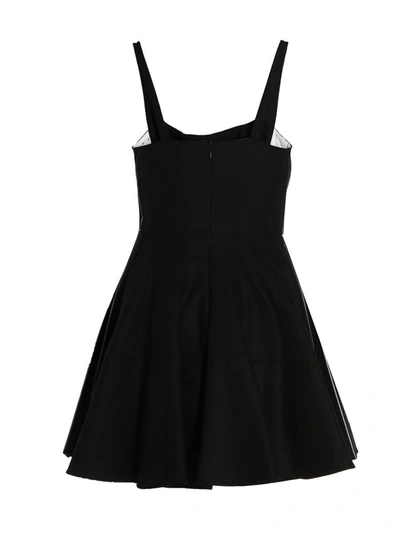 Giovanni Bedin Origami Light Flannel Mini Slip Dress In Black