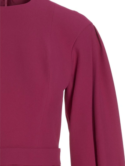 Giovanni Bedin Cady Dress In Fuchsia