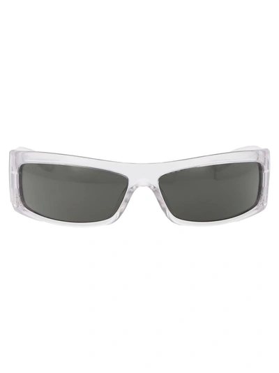Shop Gucci Sunglasses In 004 Crystal Crystal Grey