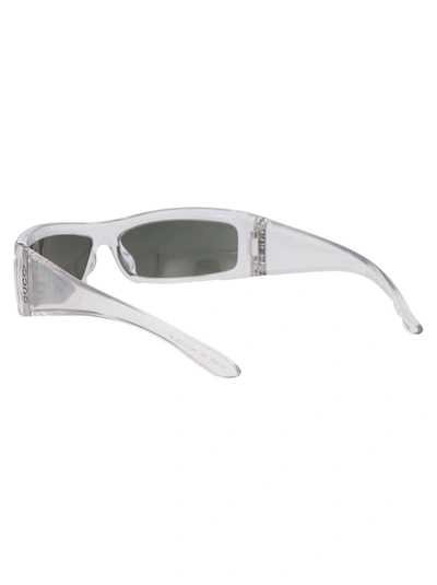 Shop Gucci Sunglasses In 004 Crystal Crystal Grey
