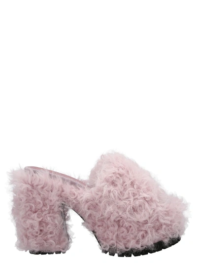 Shop Haus Of Honey 'kalgan' Mules In Pink